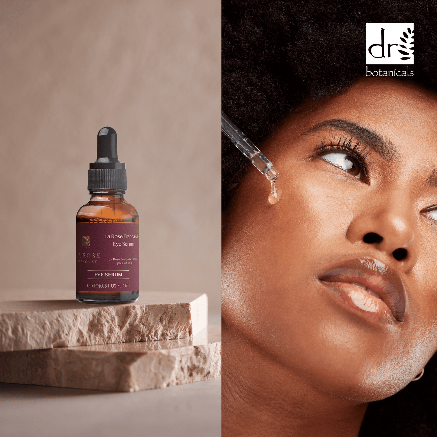 La Rose Francaise Eye Serum 15ml - Herbalshire Handmade Herbal Products
