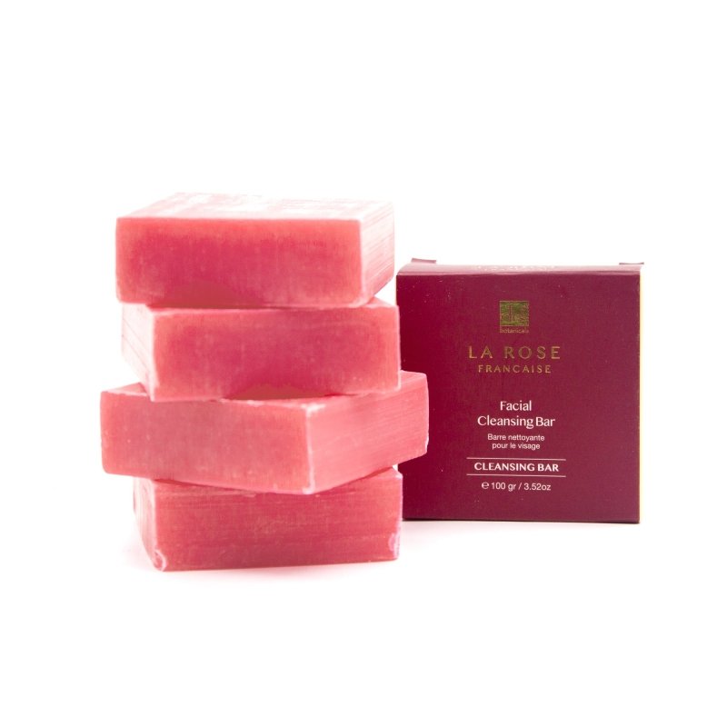 La Rose Francaise Facial Cleansing Bar 100g - Herbalshire Handmade Herbal Products