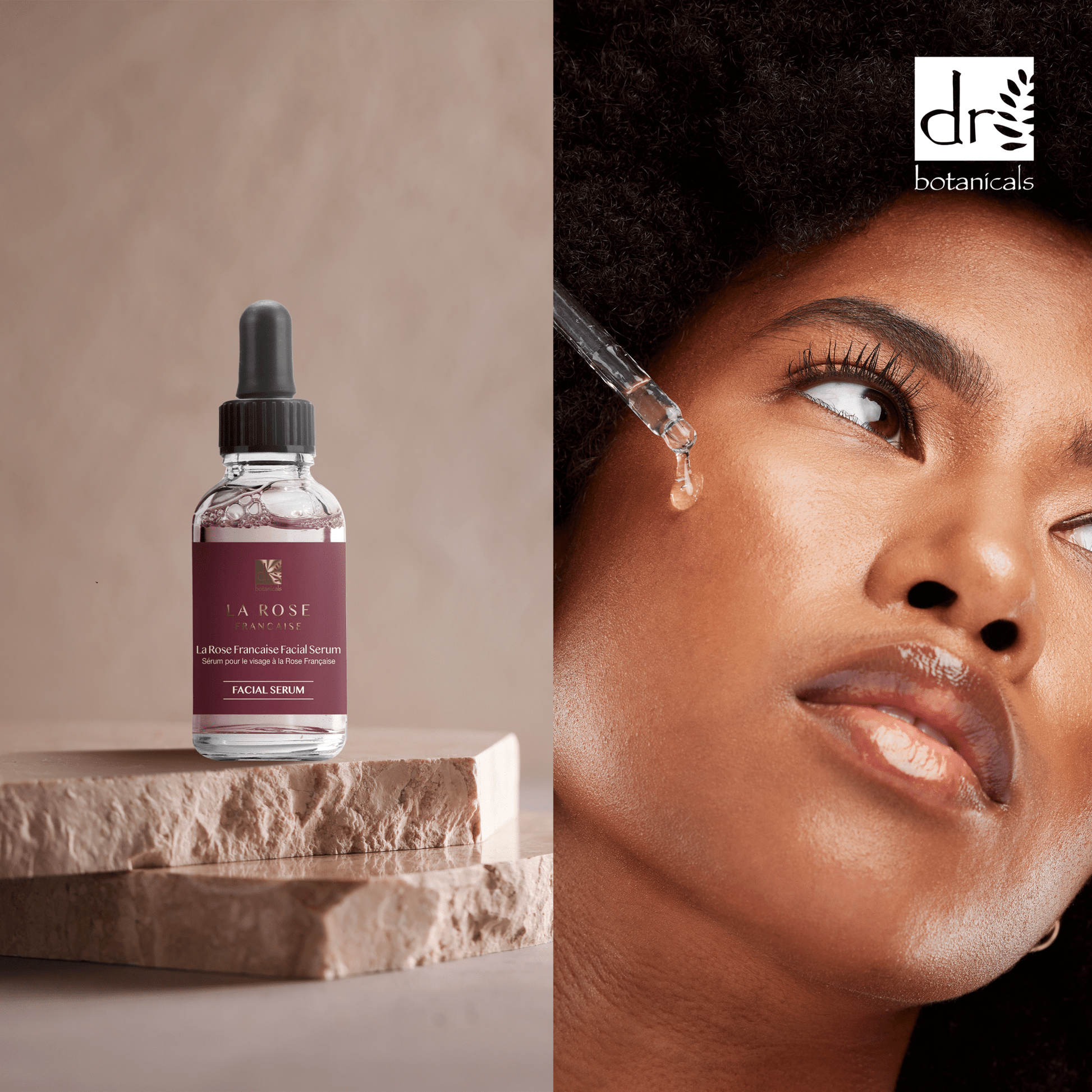 La Rose Francaise Facial Serum 30ml - Herbalshire Handmade Herbal Products