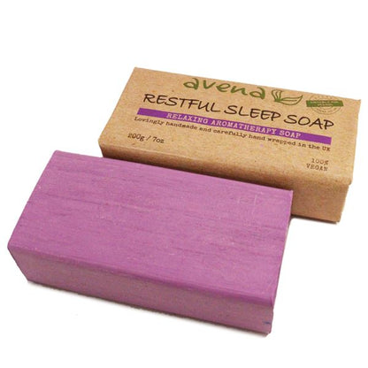 Restful Sleep Soap Bar 200g - Natural Lavender Scented Soap for Relaxation and a Good Night's Sleep