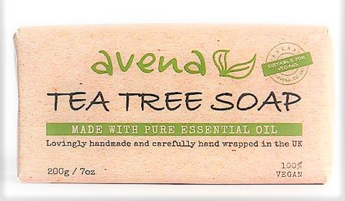 Tea Tree Soap Bar 200g - Natural Antiseptic and Fungicide Moisturizes and Nourishes Skin Handmade and Cruelty-Free 200g Vegan