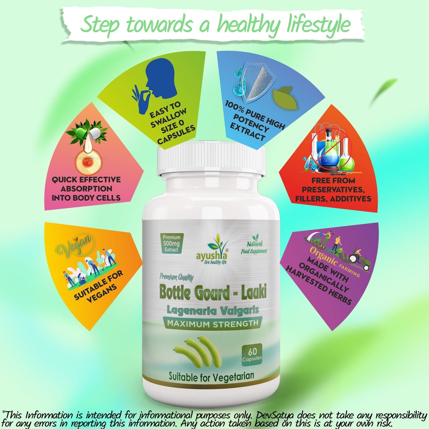 Lauki Calabase Bottle Gourd Capsule - Herbalshire Handmade Herbal Products