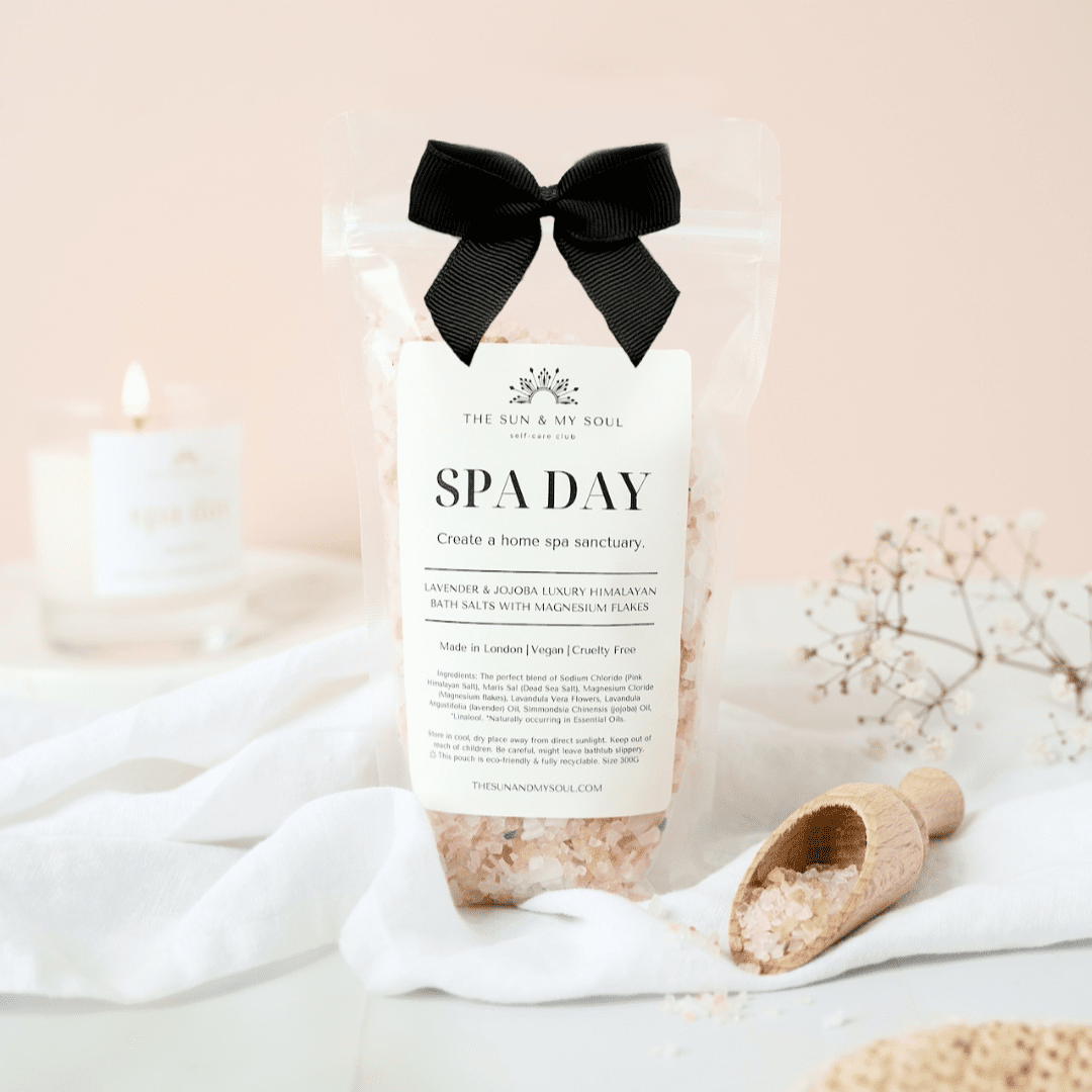Lavender & Jojoba Himalayan Bath Salts – Spa Day Luxury Soak - Herbalshire Handmade Herbal Products