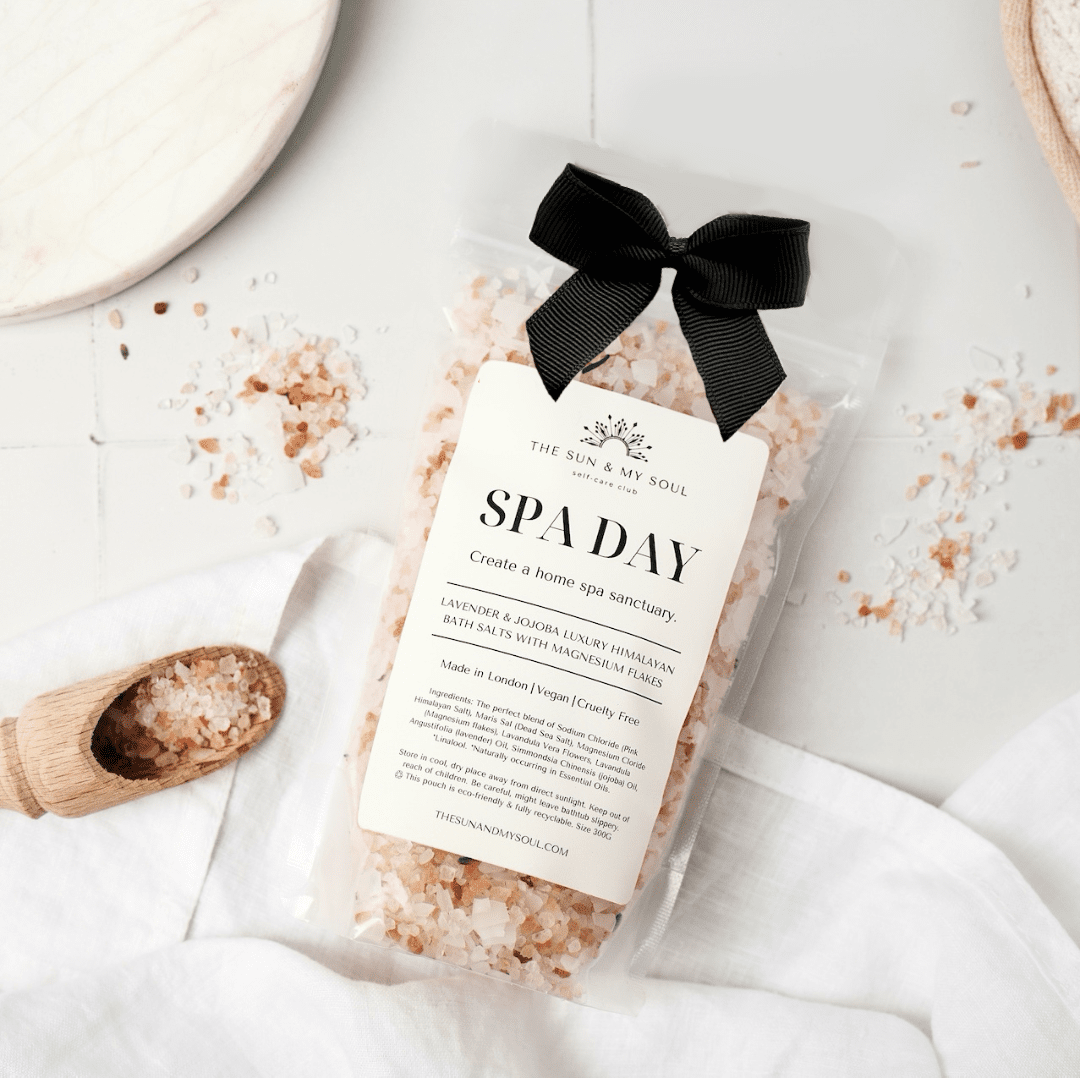 Lavender & Jojoba Himalayan Bath Salts – Spa Day Luxury Soak - Herbalshire Handmade Herbal Products