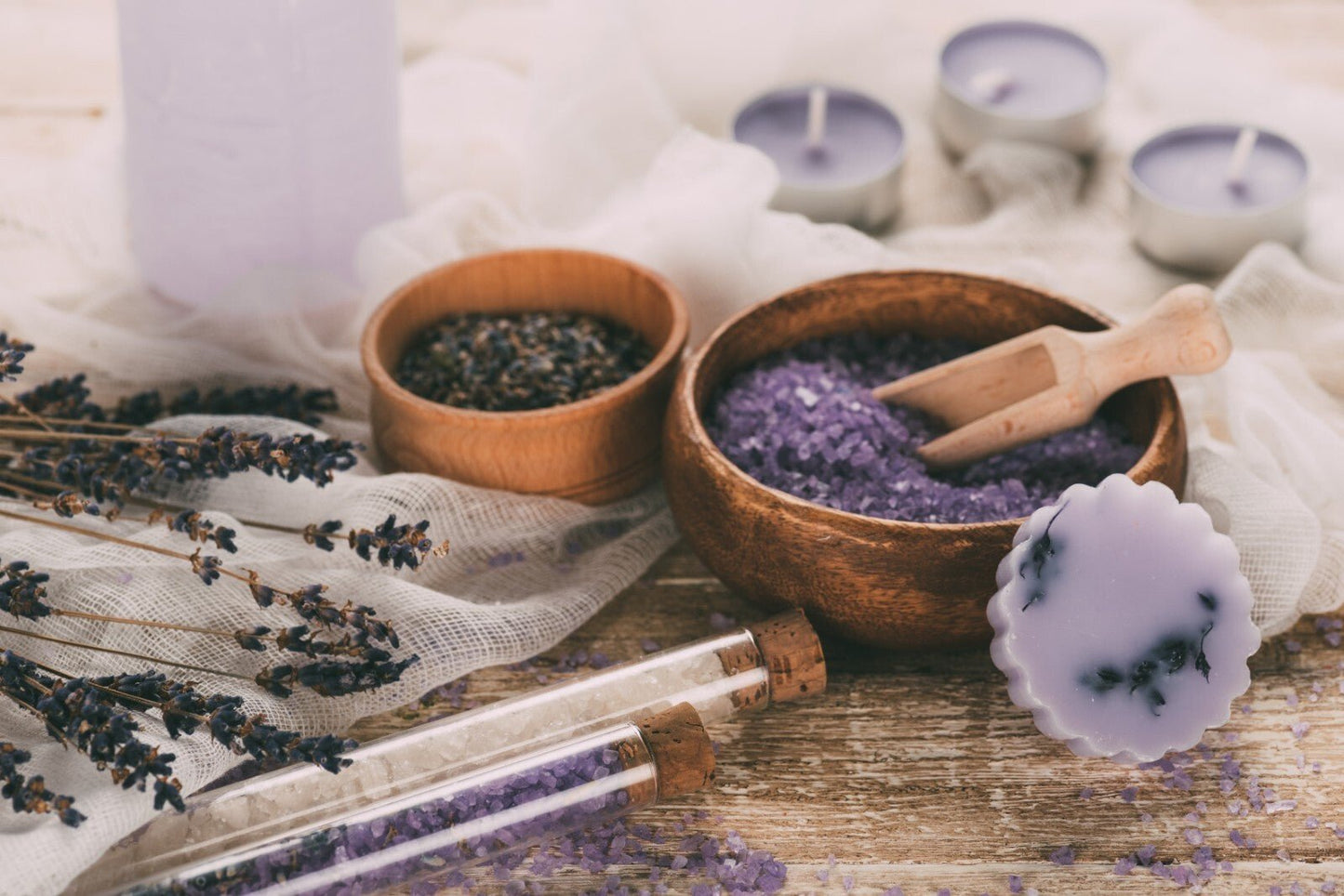 Lavender Soap Bar Handmade 200g – Organic, Vegan, Lush Natural Castile Soap - Herbalshire Handmade Herbal Products