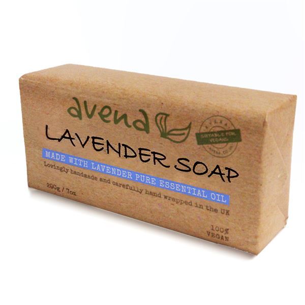 Lavender Soap Bar Handmade 200g – Organic, Vegan, Lush Natural Castile Soap - Herbalshire Handmade Herbal Products