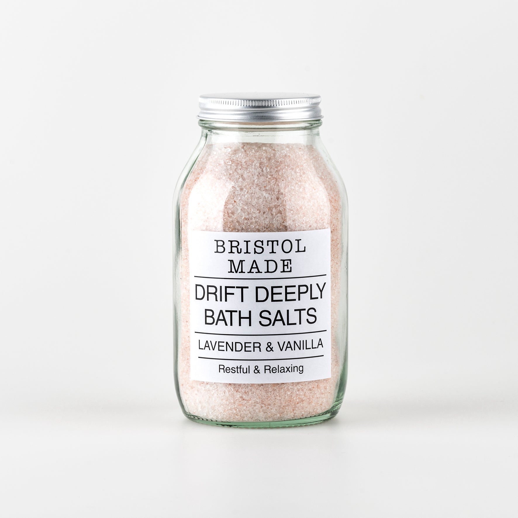 LAVENDER & VANILLA BATH SALTS - Herbalshire Handmade Herbal Products