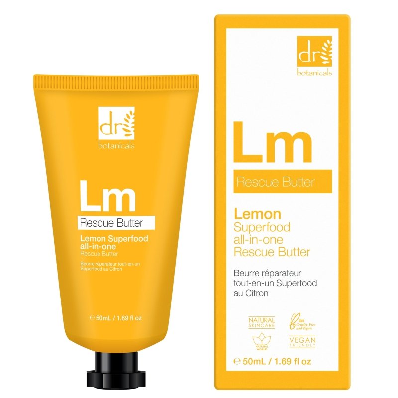 Lemon Superfood All - In - One Rescue Butter 50ml - Herbalshire Handmade Herbal Products