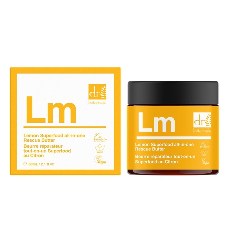Lemon Superfood All - In - One Rescue Butter 60ml - Herbalshire Handmade Herbal Products