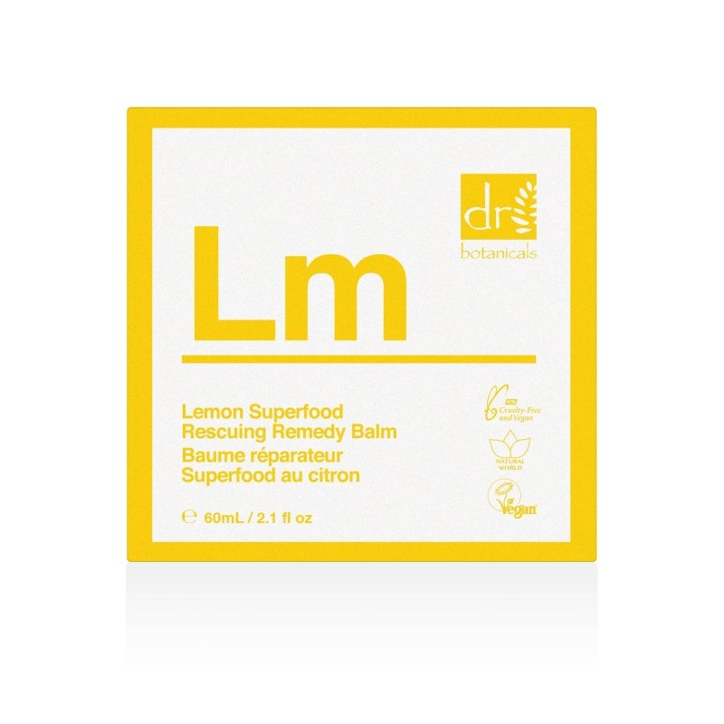 Lemon Superfood Rescuing Remedy Balm 60ml - Herbalshire Handmade Herbal Products