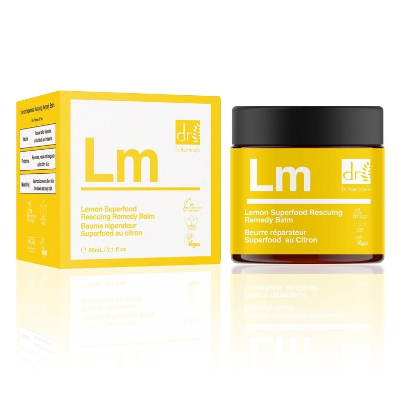 Lemon Superfood Rescuing Remedy Balm 60ml - Herbalshire Handmade Herbal Products