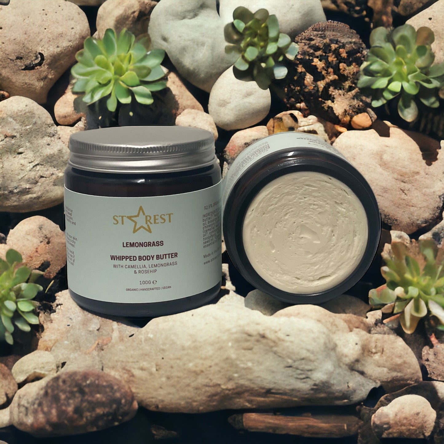 Lemongrass Whipped Body Butter - Herbalshire Handmade Herbal Products