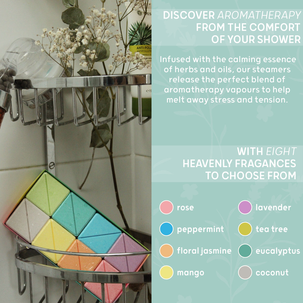 Shower Steamers - Energising (Old Packaging Design)