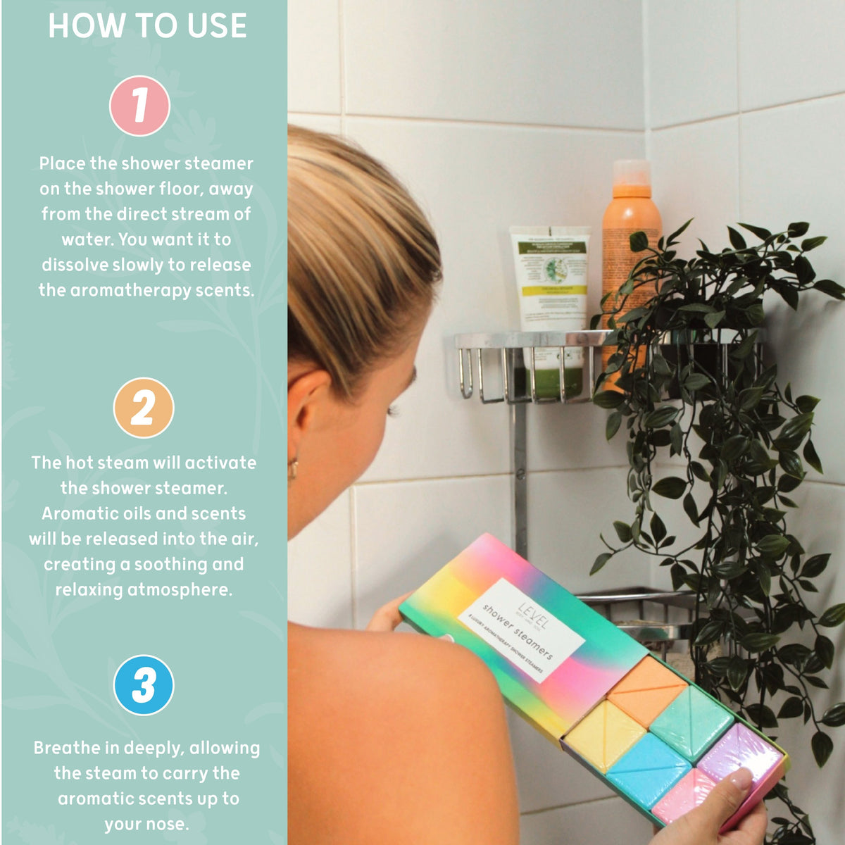 Shower Steamers - Energising (Old Packaging Design)