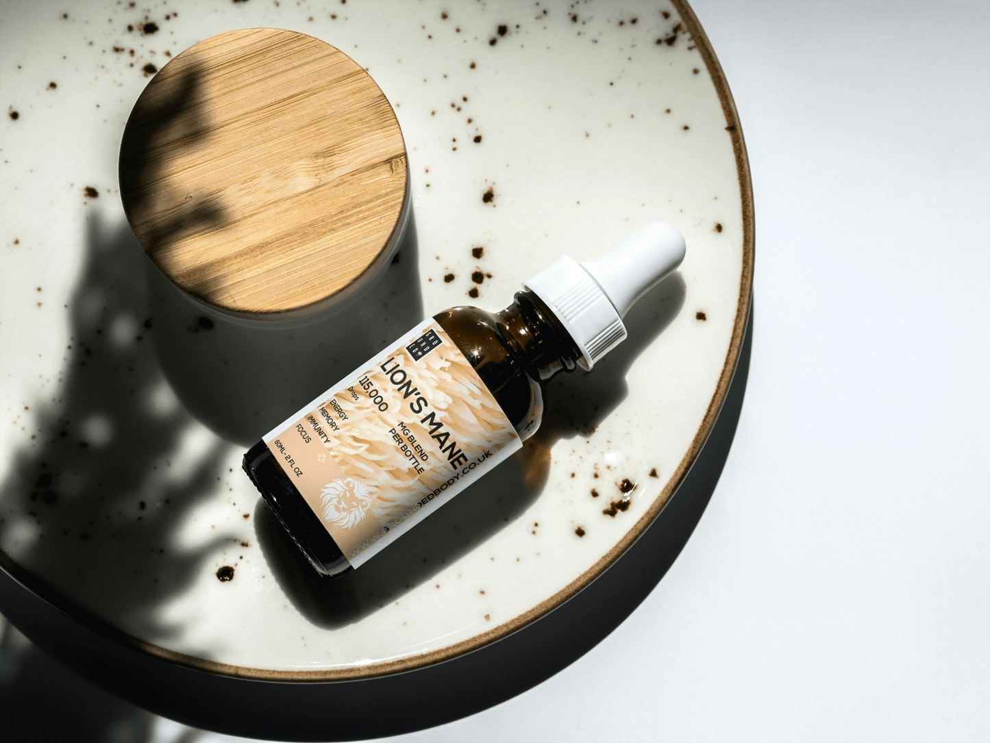Lions Mane Mushroom Drops - Herbalshire Handmade Herbal Products