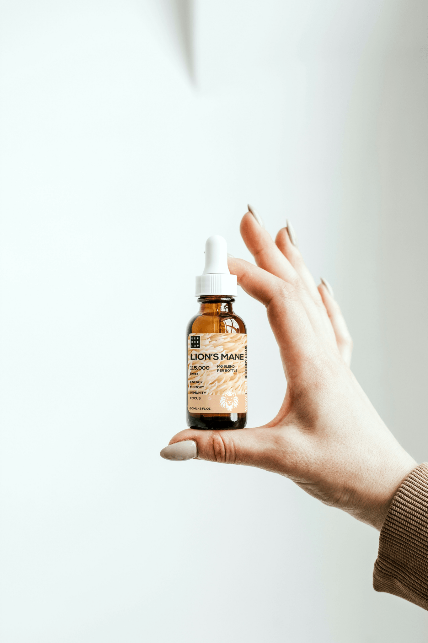 Lions Mane Mushroom Drops - Herbalshire Handmade Herbal Products