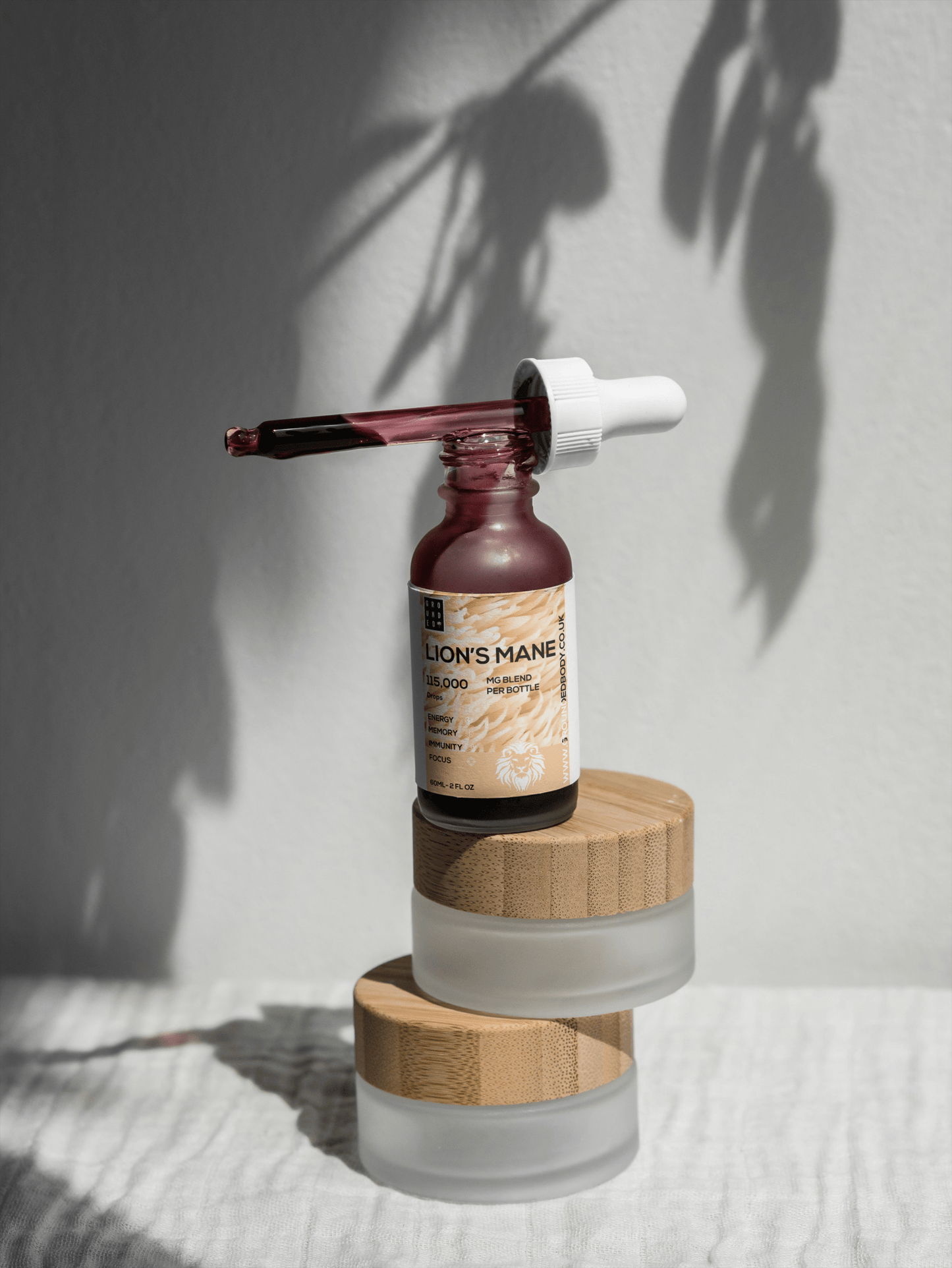 Lions Mane Mushroom Drops - Herbalshire Handmade Herbal Products