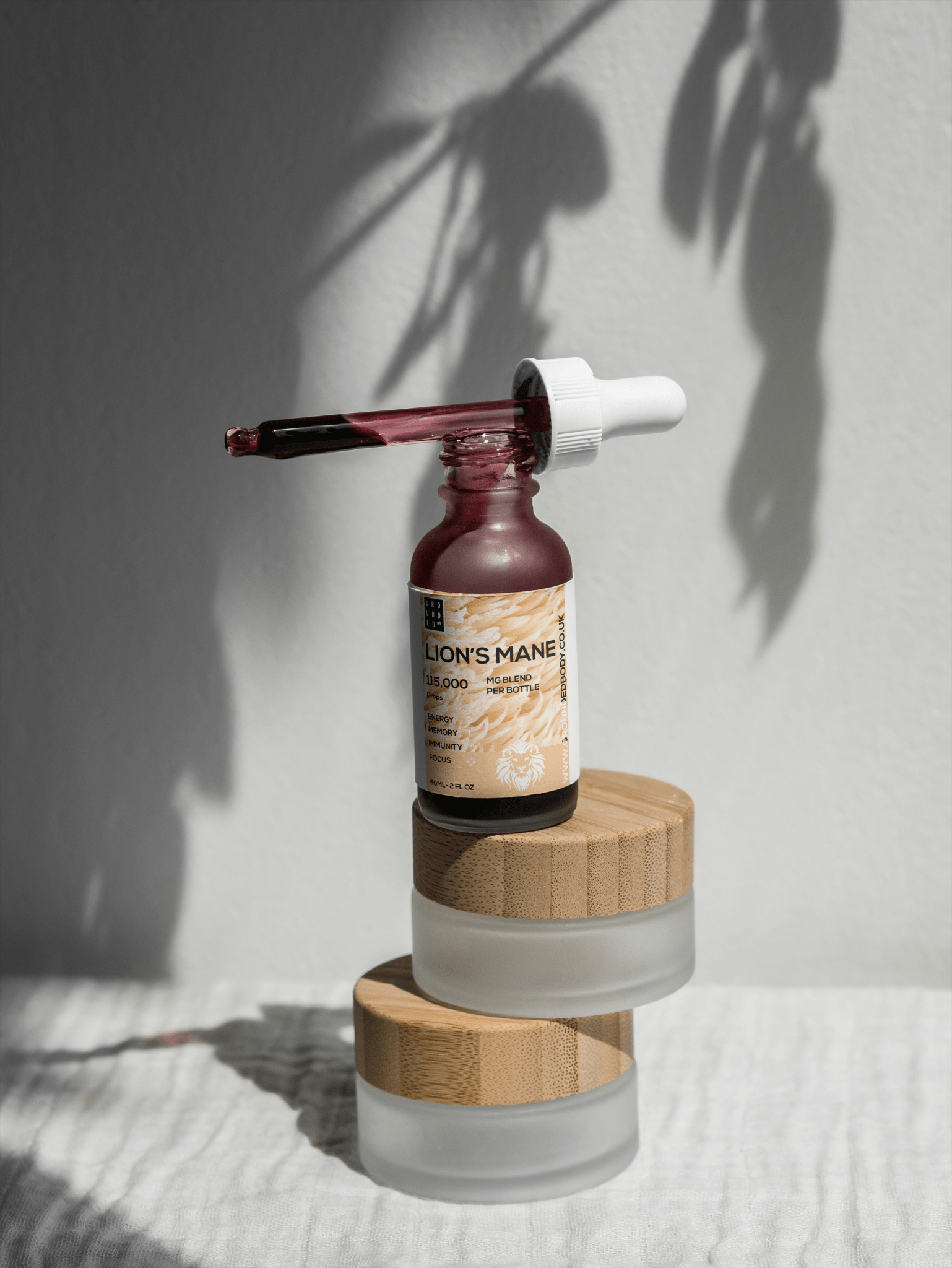 Lions Mane Mushroom Drops - Herbalshire Handmade Herbal Products
