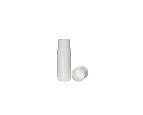 Lip Balm Cylinder, White Plastic (17 ml) - Herbalshire Handmade Herbal Products