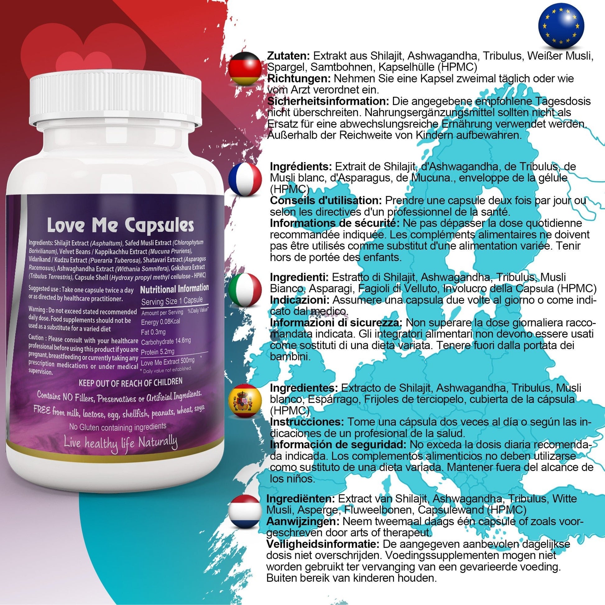 Love Me Capsule - Herbalshire Handmade Herbal Products
