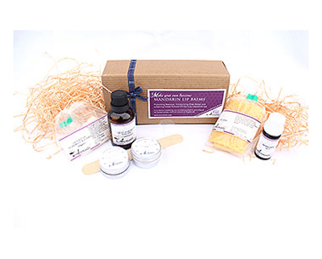 Luscious Mandarin Lip Balm Gift Pack - Herbalshire Handmade Herbal Products
