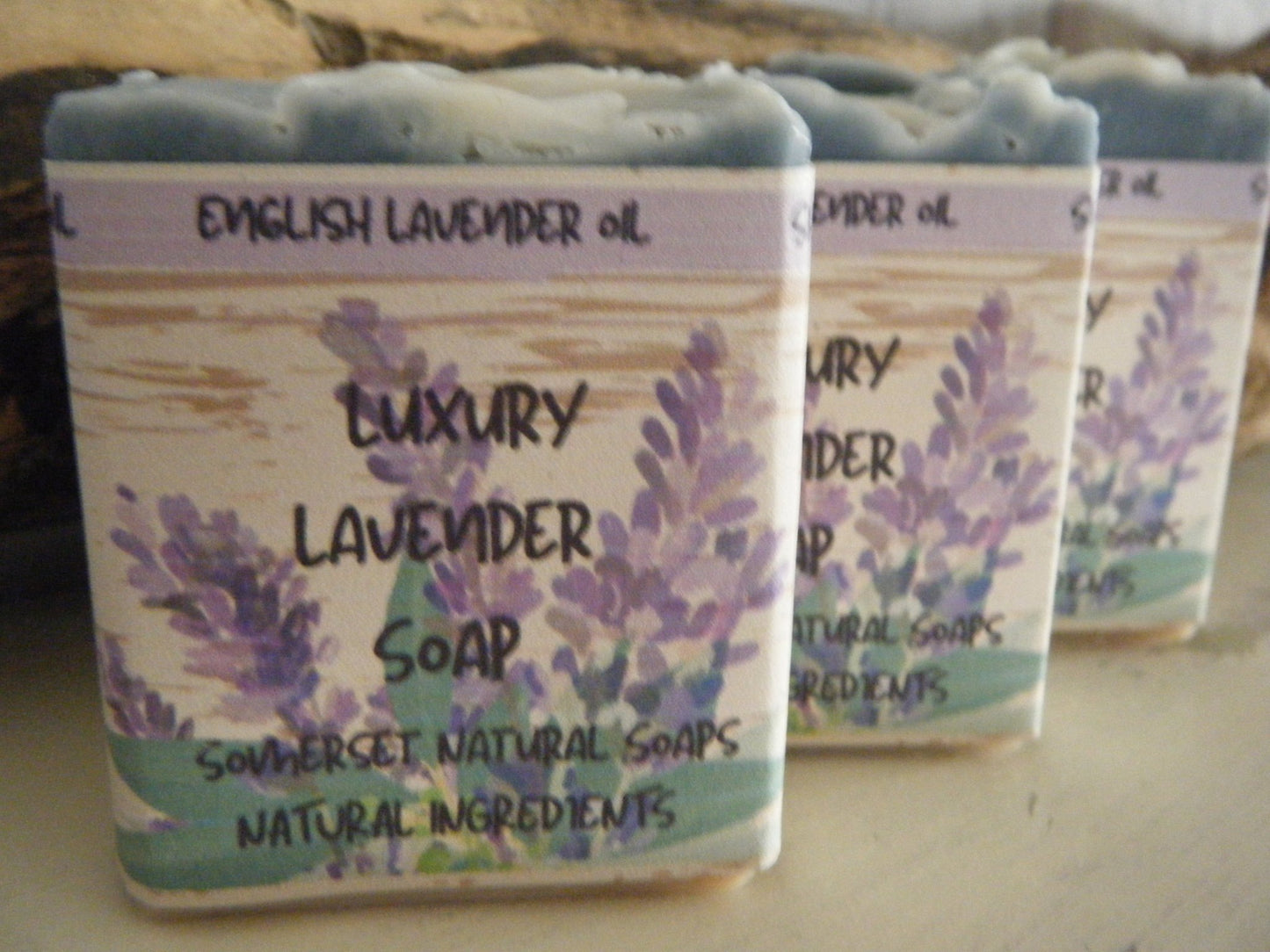 Luxury Lavender Vegan Soap - Herbalshire Handmade Herbal Products