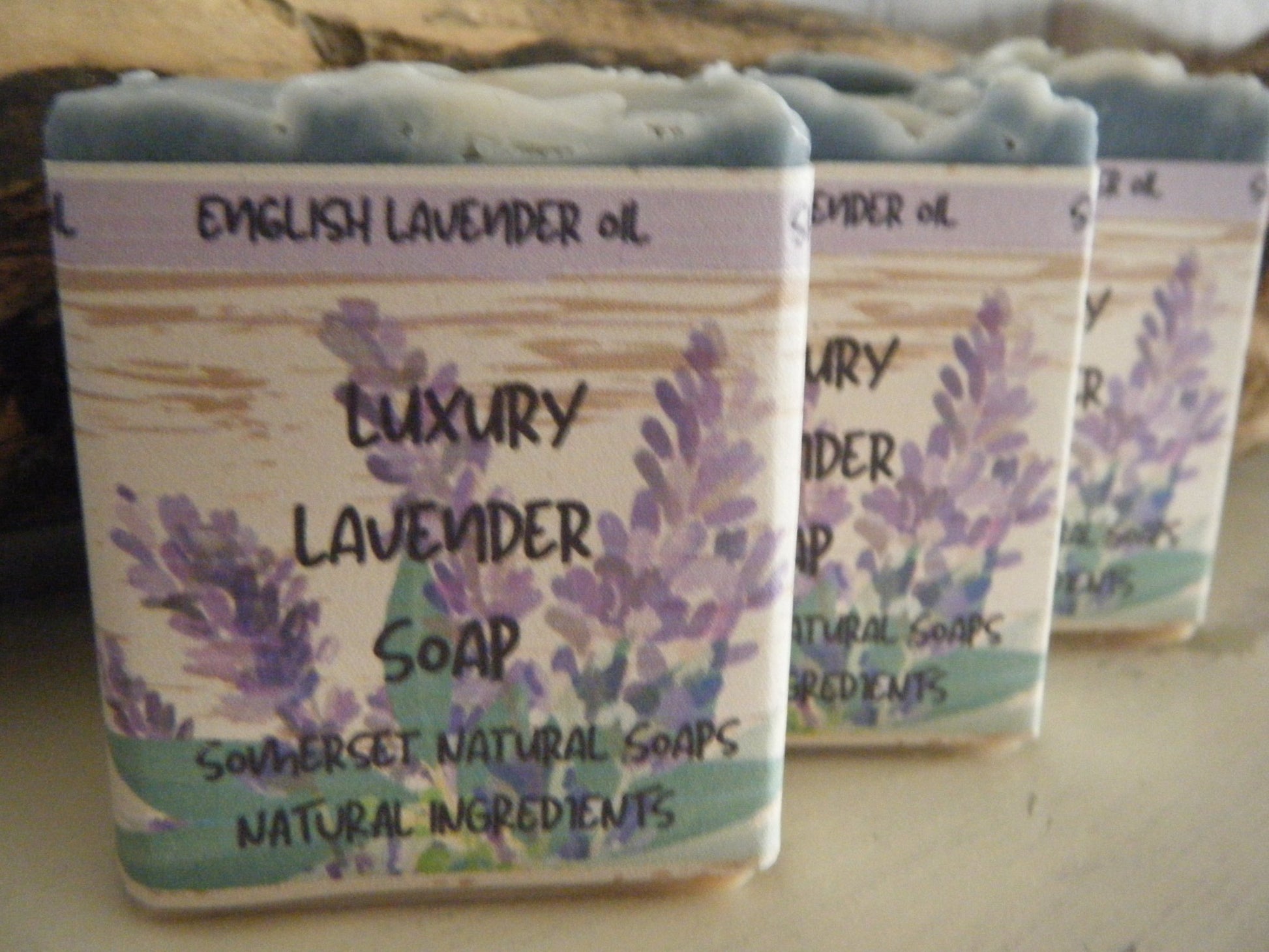 Luxury Lavender Vegan Soap - Herbalshire Handmade Herbal Products