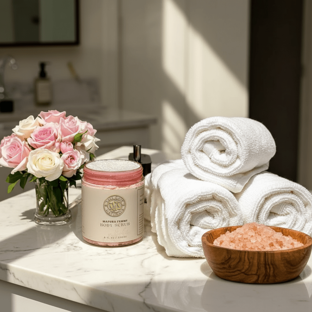 Mafura Femme Very Lady Body Scrub - Herbalshire Handmade Herbal Products