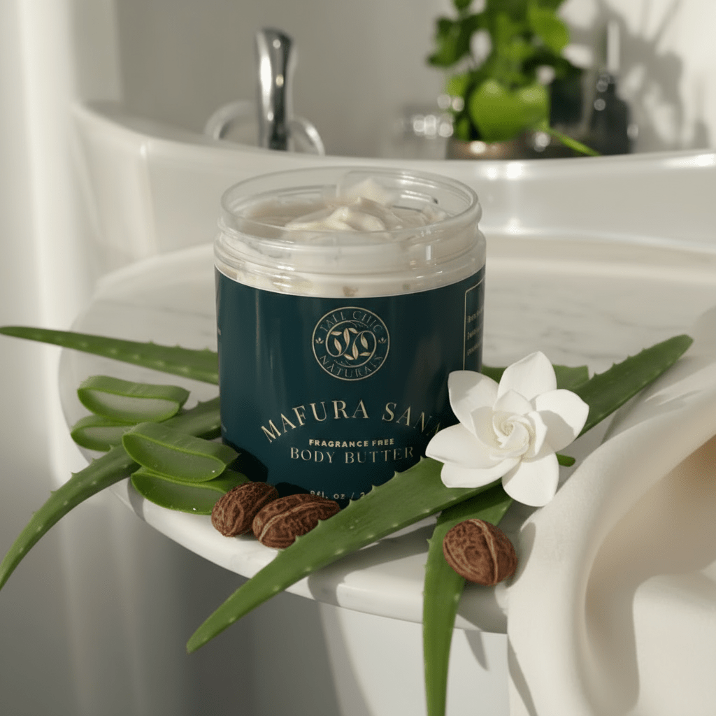 Mafura Sana Fragrance Free Body Butter - Herbalshire Handmade Herbal Products