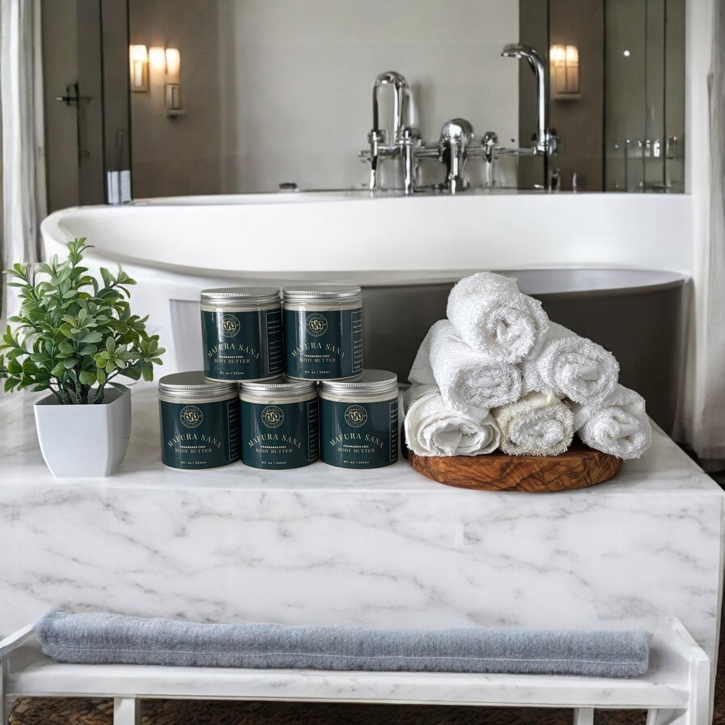 Mafura Sana Fragrance Free Body Butter - Herbalshire Handmade Herbal Products