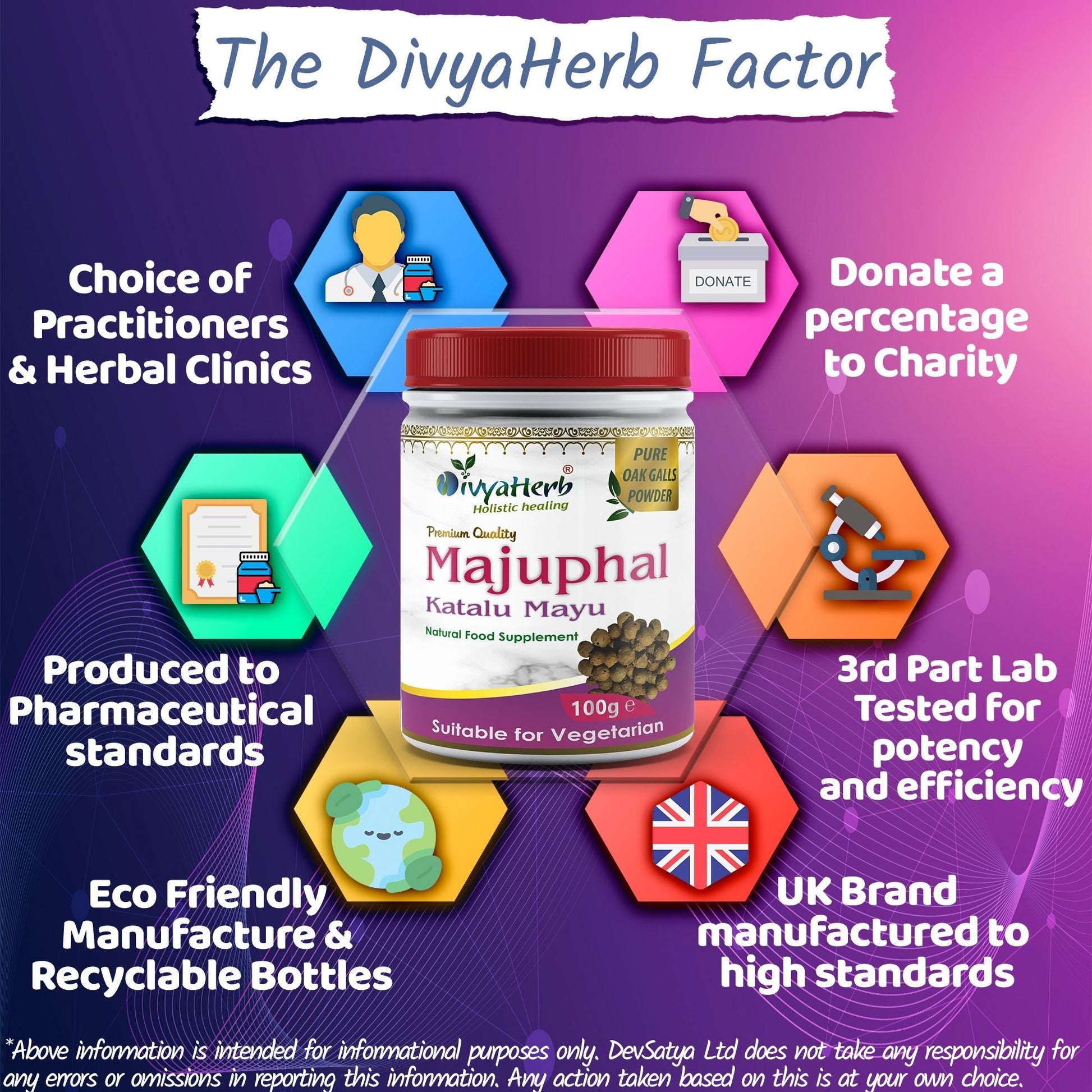 Majuphal (Katalu Mayu) Powder - Herbalshire Handmade Herbal Products