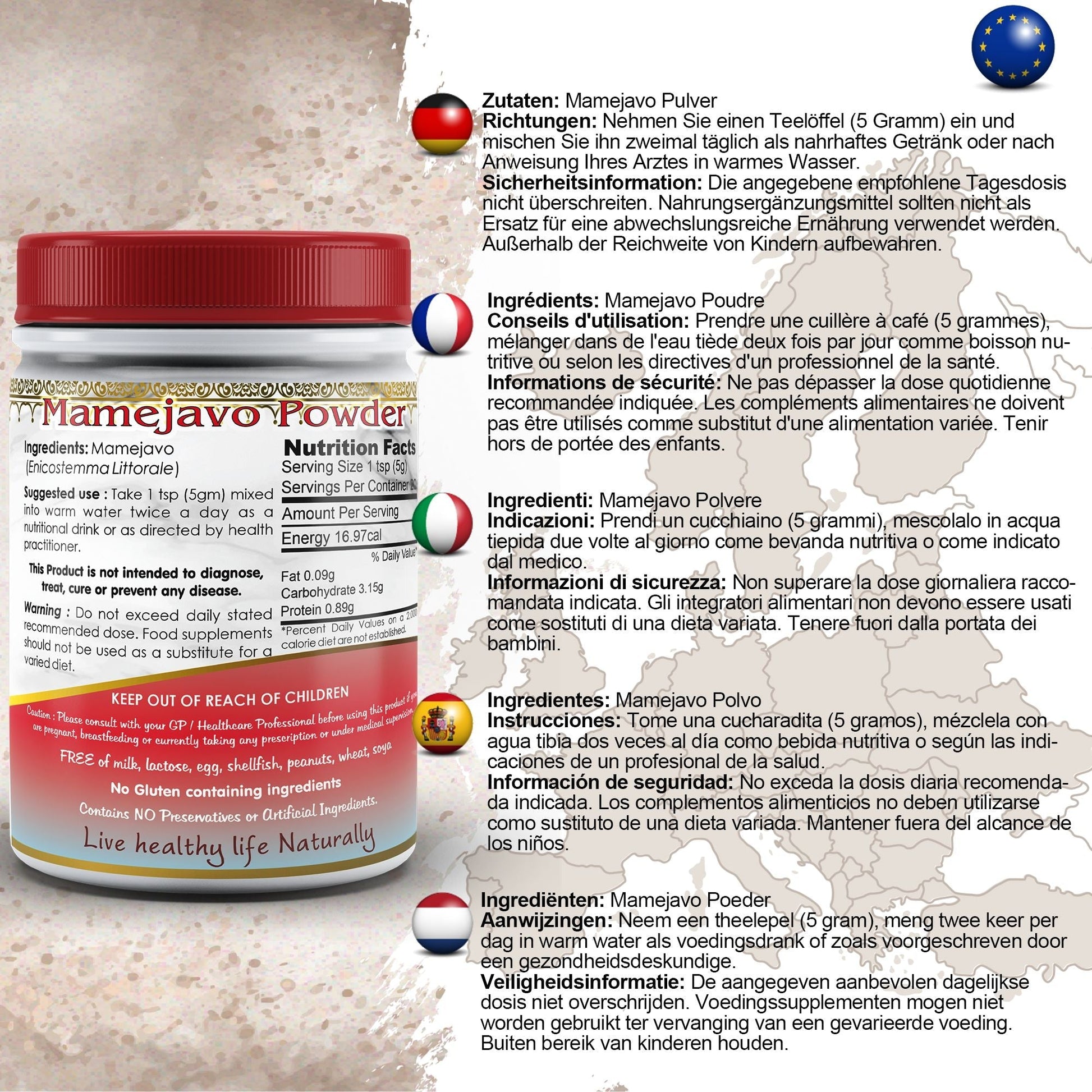 Mamejavo Powder - Herbalshire Handmade Herbal Products