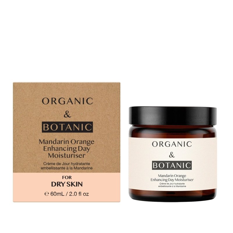 Mandarin Orange Day Moisturizer with Vitamin C & Sea Buckthorn - 60ml - Lightweight Hydration, Antioxidant Protection, & Pollution Defense for Radiant Skin - Herbalshire Handmade Herbal Products