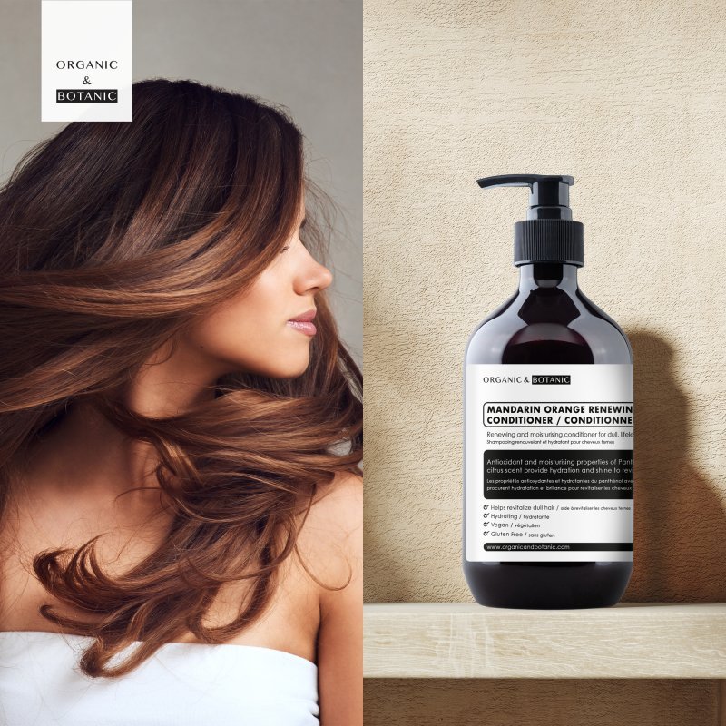 Mandarin Orange Renewing Conditioner 500ml - Herbalshire Handmade Herbal Products