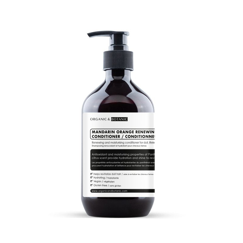 Mandarin Orange Renewing Conditioner 500ml - Herbalshire Handmade Herbal Products