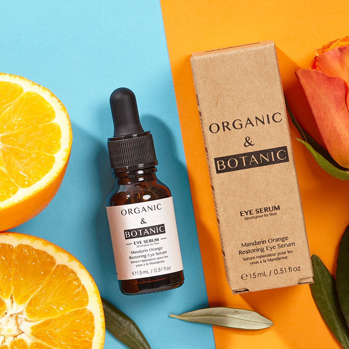 Mandarin Orange Restorative Eye Serum 15ml - Herbalshire Handmade Herbal Products