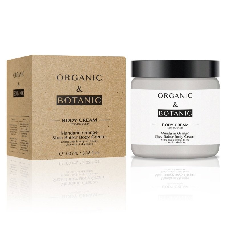 Mandarin Orange Shea Butter Body Cream 100ml - Herbalshire Handmade Herbal Products