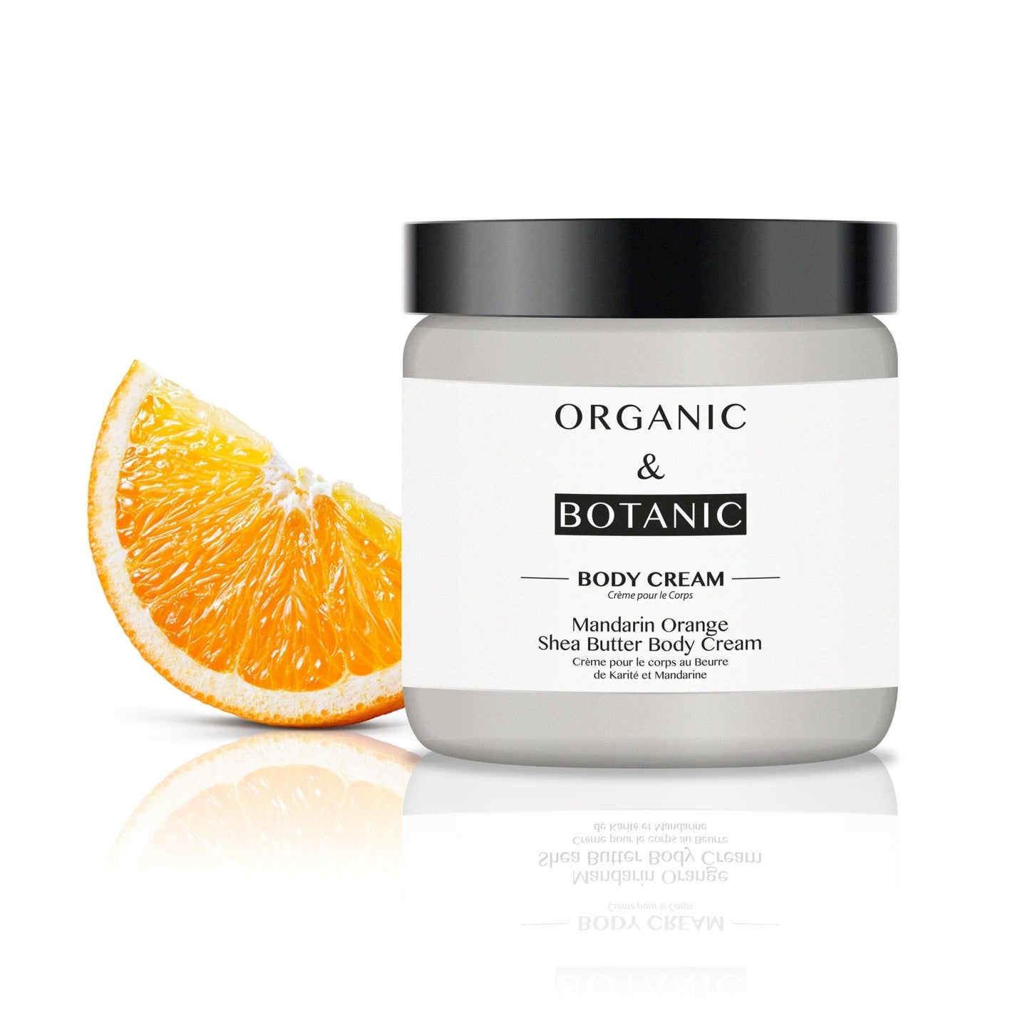 Mandarin Orange Shea Butter Body Cream 100ml - Herbalshire Handmade Herbal Products