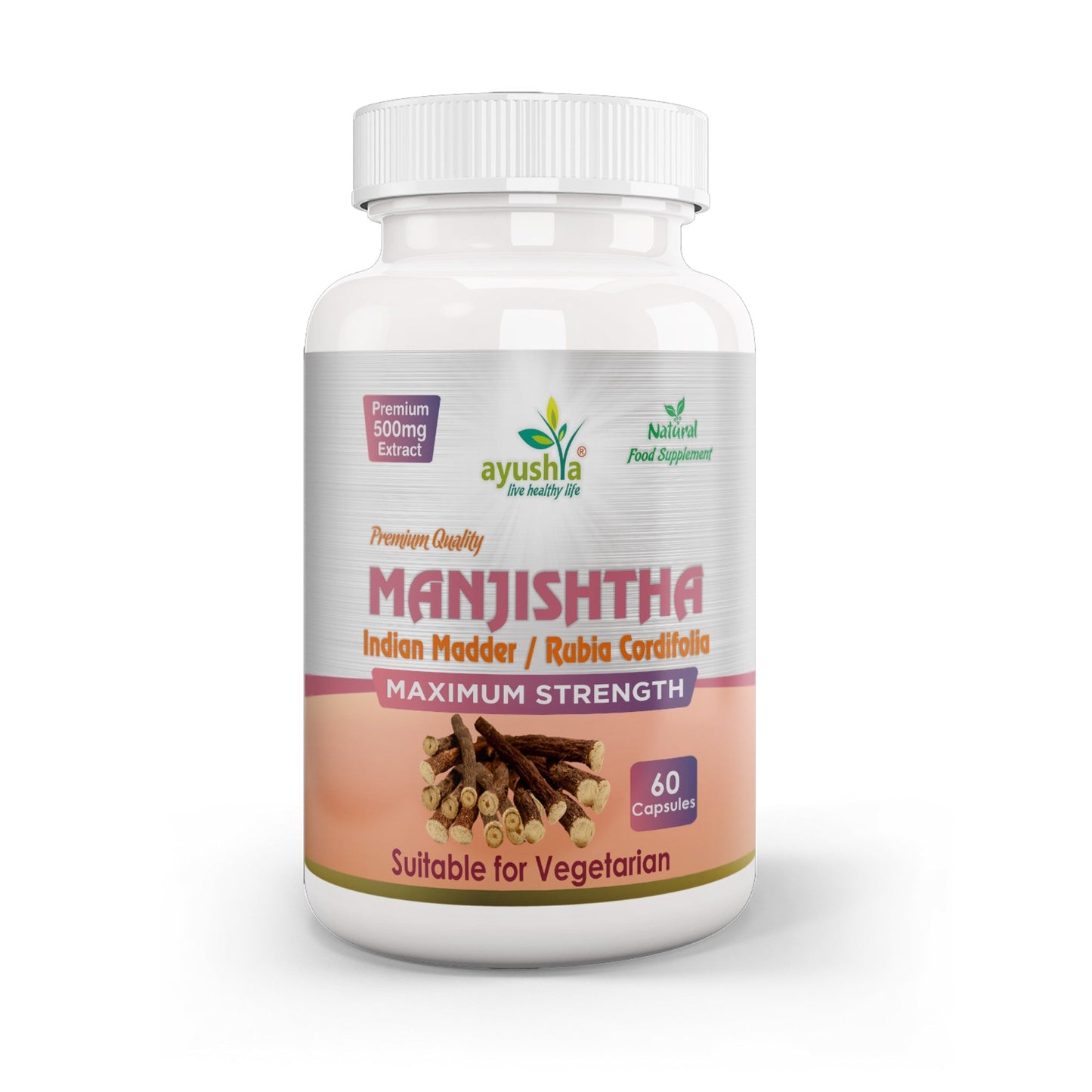 Manjishtha Capsule - Herbalshire Handmade Herbal Products