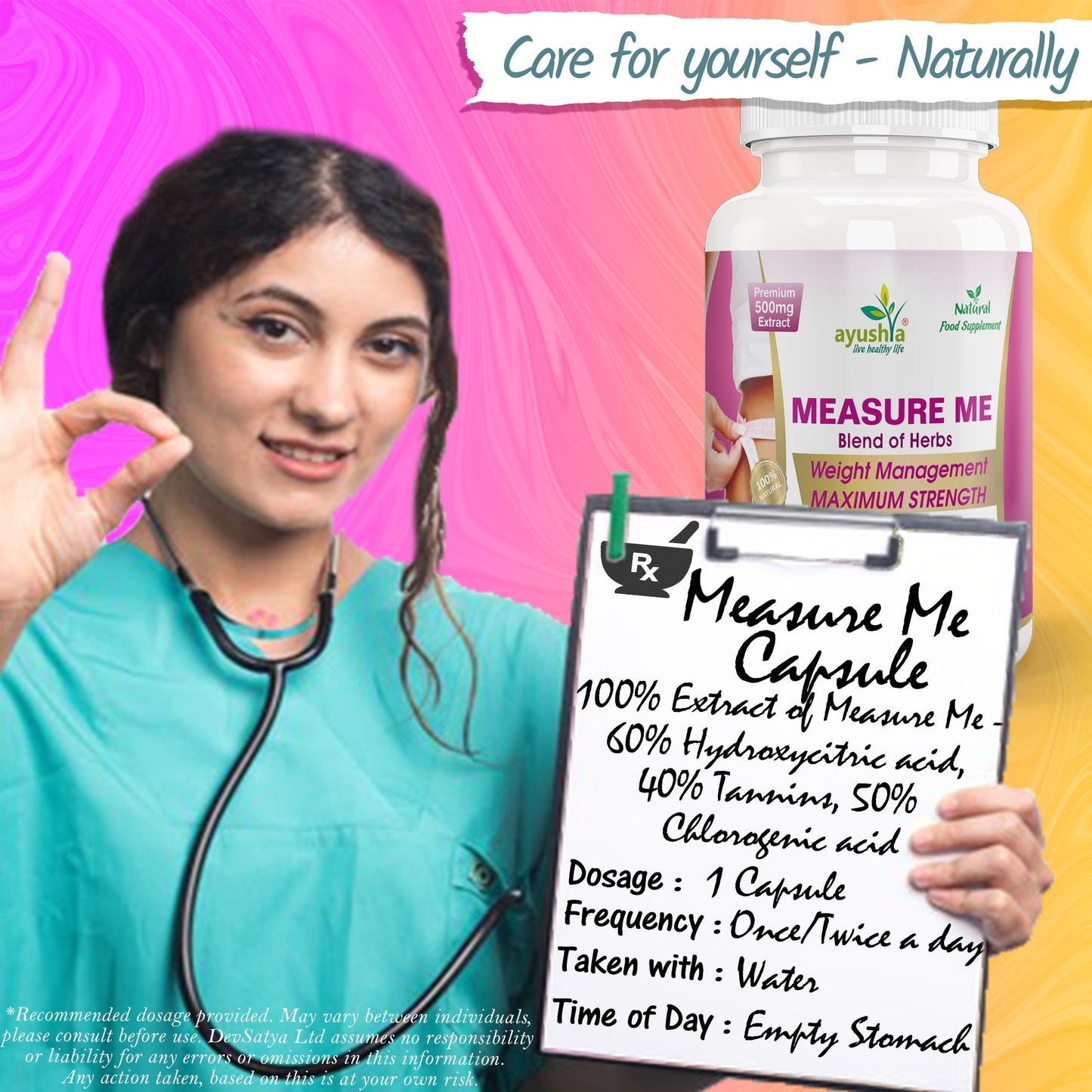 Measure Me Capsule - Herbalshire Handmade Herbal Products