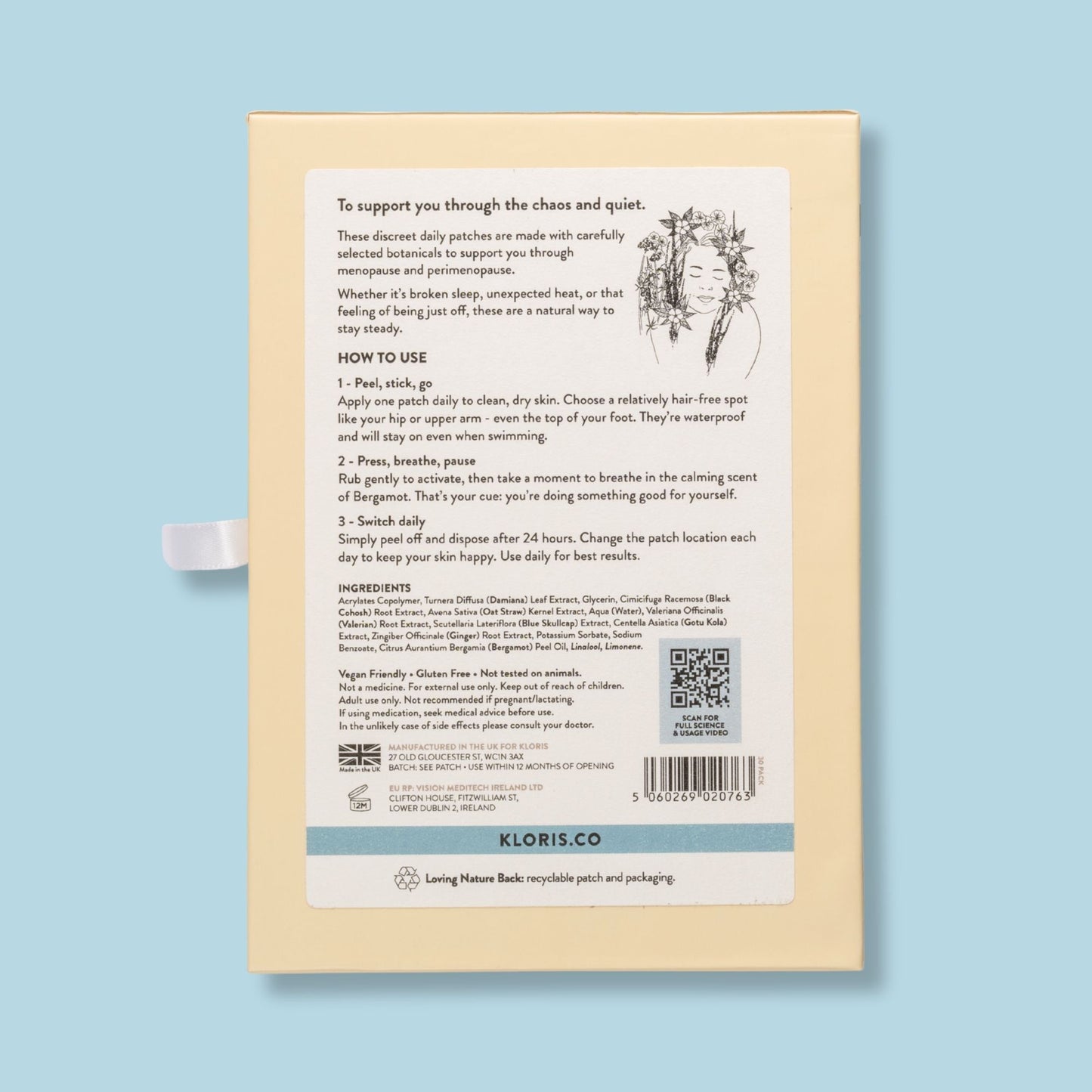 Menopause Balance Patches - Herbalshire Handmade Herbal Products