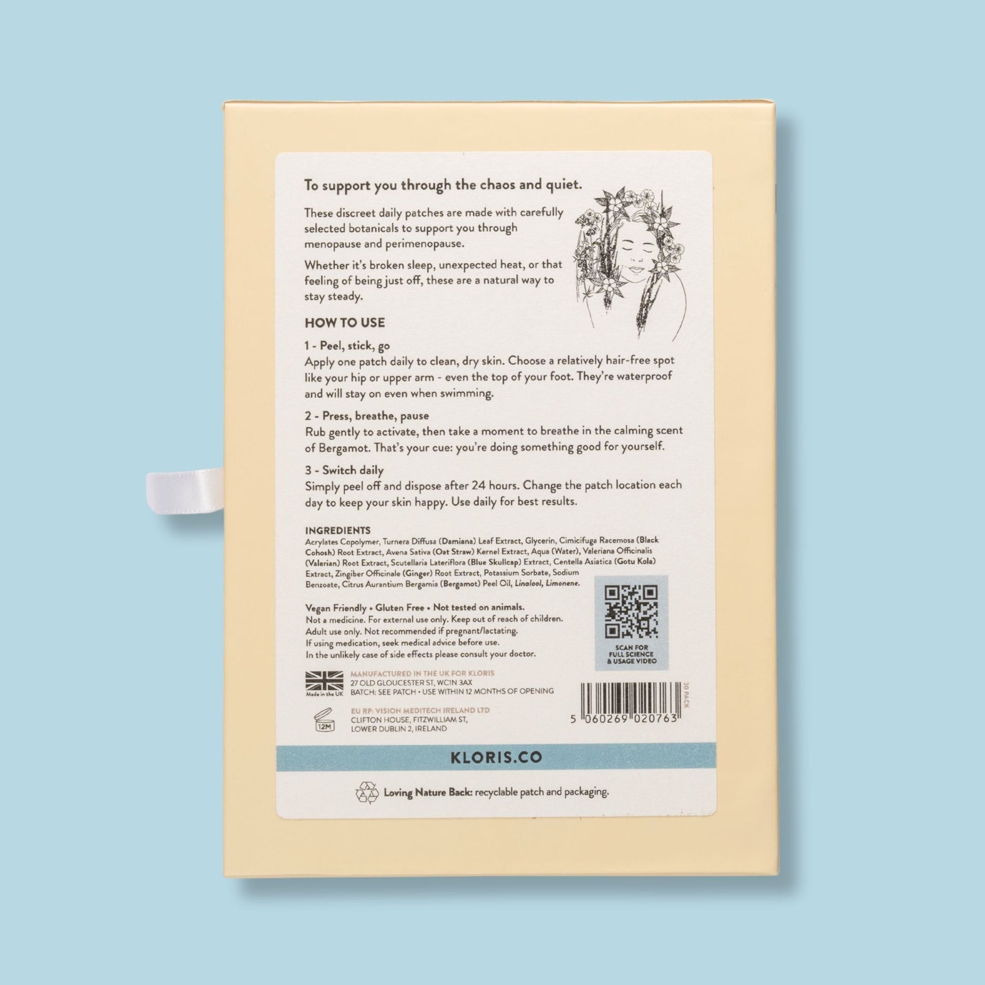 Menopause Balance Patches - Herbalshire Handmade Herbal Products