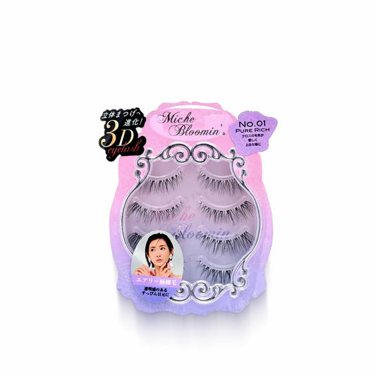 Miche Bloomin’ 3D Hybrid Eyelashes No.01 (4 Pairs) - Herbalshire Handmade Herbal Products