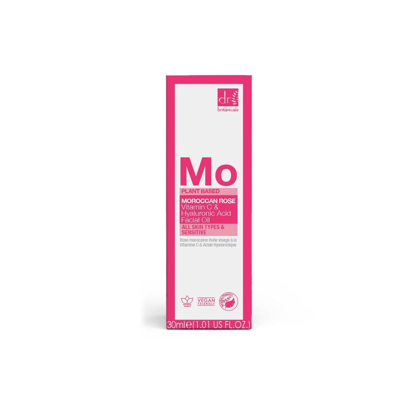 Moroccan Rose Facial Oil with Hyaluronic Acid & Vitamin C - Herbalshire Handmade Herbal Products