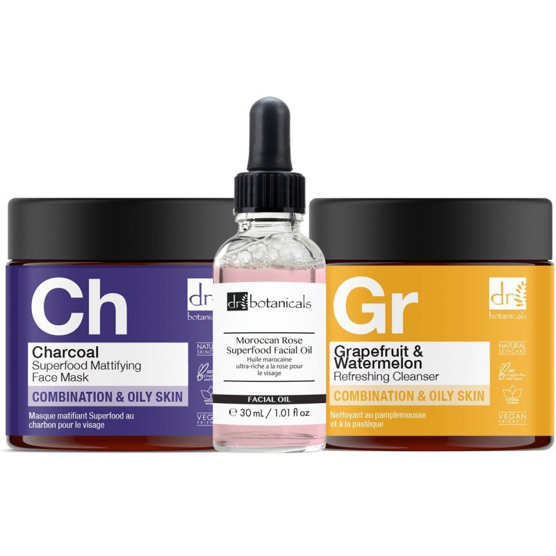 Moroccan Rose, Grapefruit, Charcoal All Day Kit - Herbalshire Handmade Herbal Products