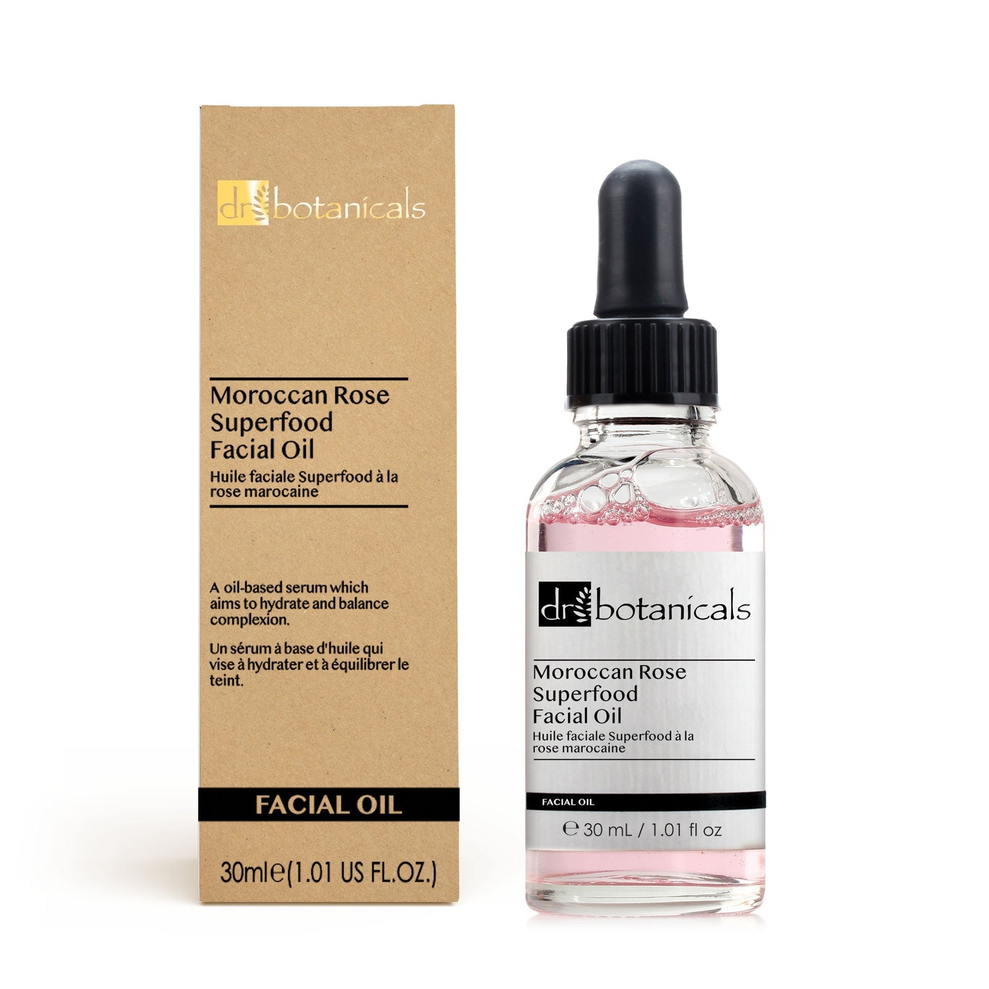 Moroccan Rose Superfood Facial Oil 30ml - Herbalshire Handmade Herbal Products