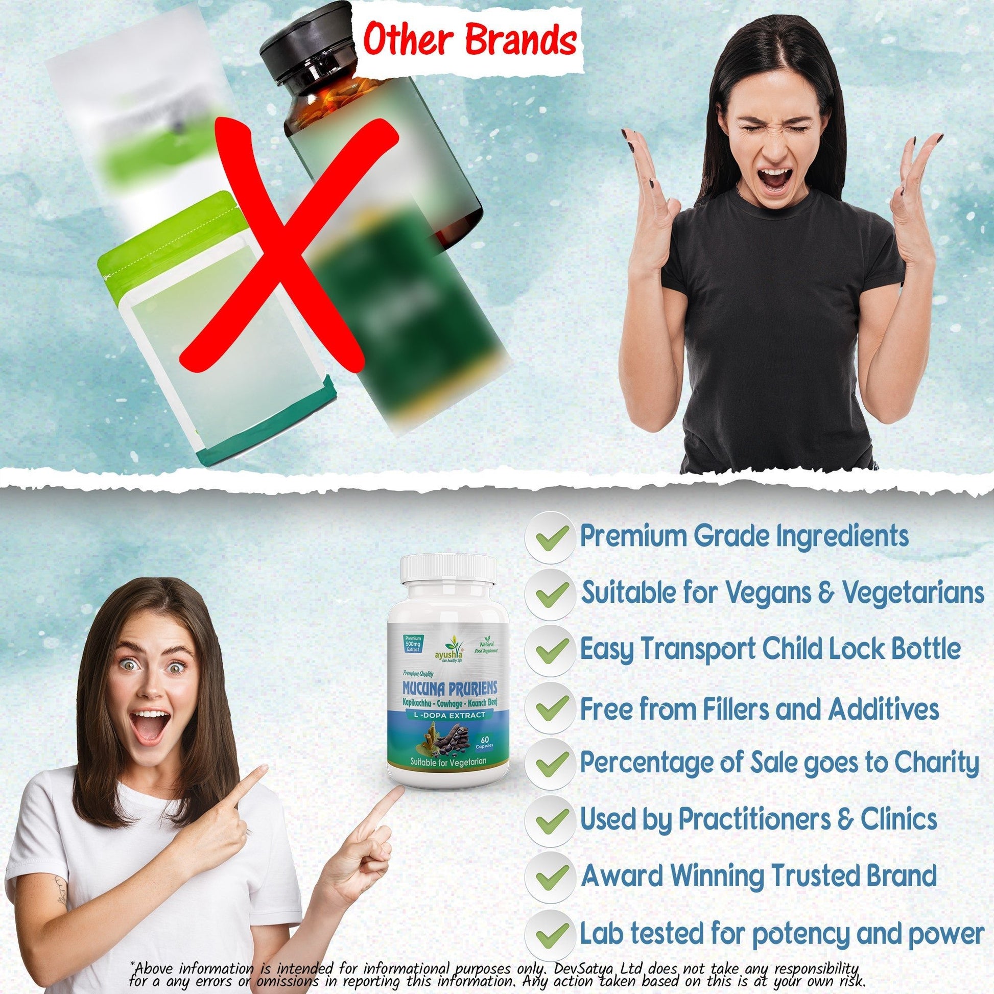 Mucuna Pruriens Capsule - Herbalshire Handmade Herbal Products