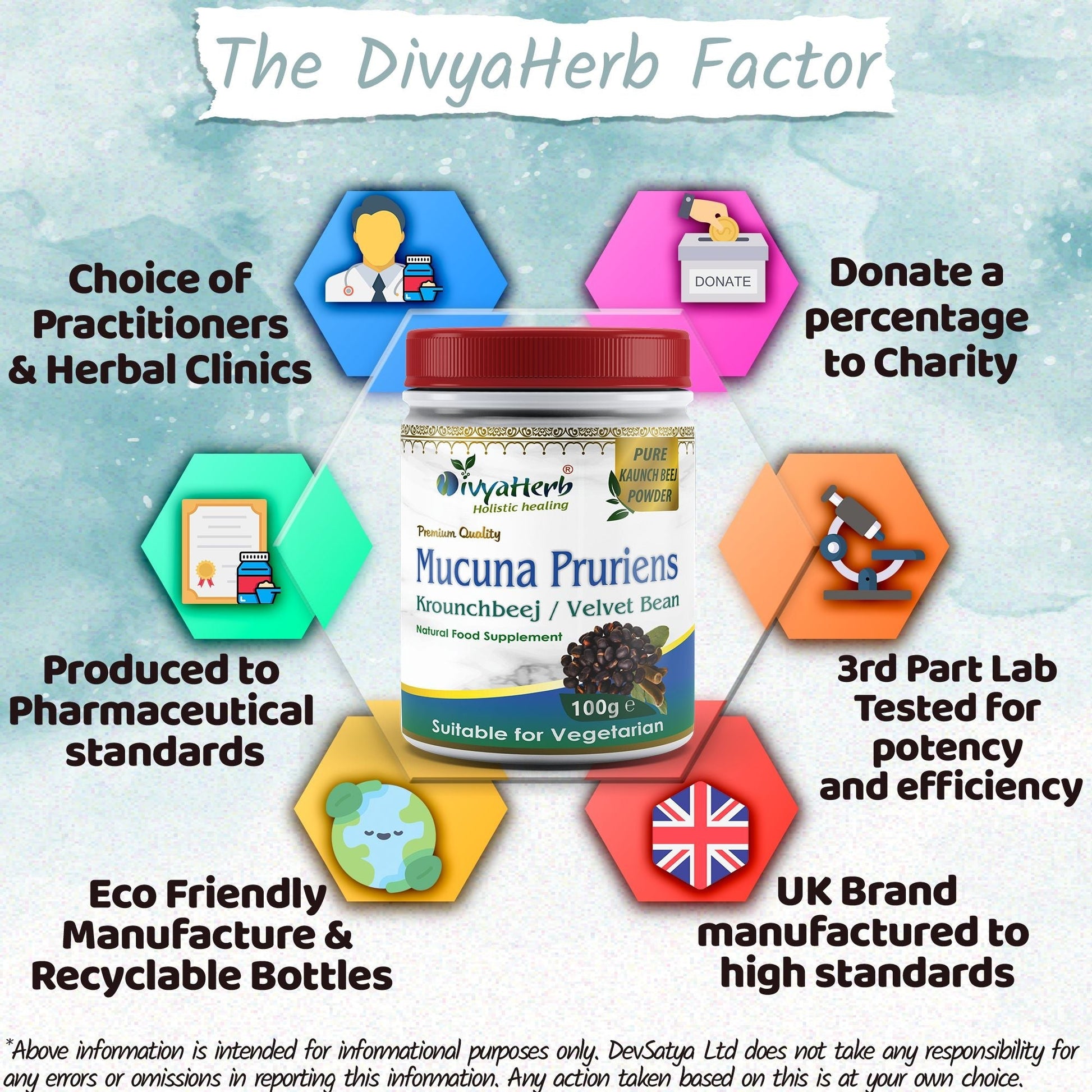 Mucuna Pruriens Powder - Herbalshire Handmade Herbal Products