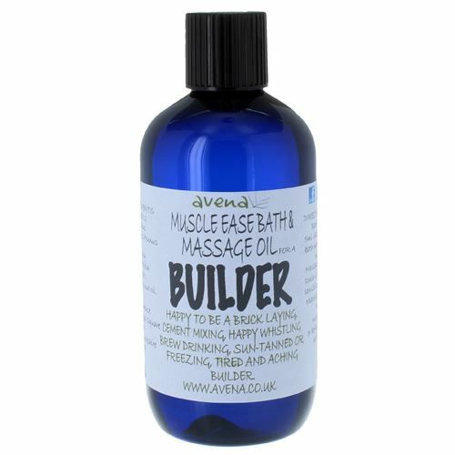 Muscle Ease Bath & Massage Oil for a Builder 250ml - Herbalshire Handmade Herbal Products