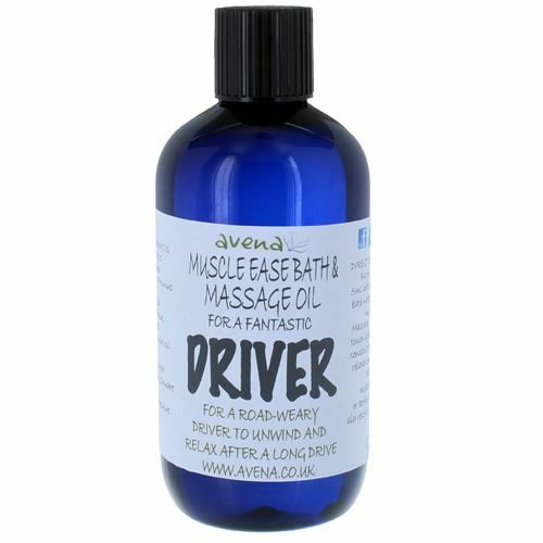 Muscle Ease Bath & Massage Oil for a Driver 250ml - Herbalshire Handmade Herbal Products